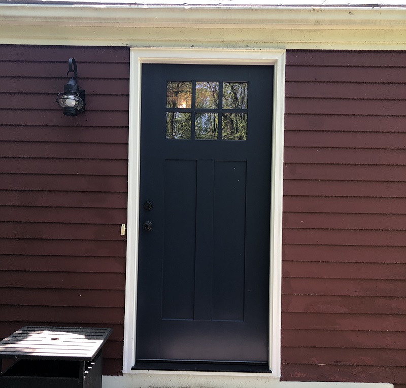 ThermaTru door installation in Wilton